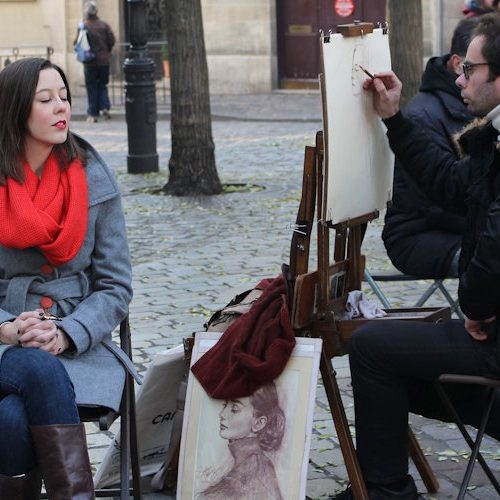 Place du Tertre in Montmartre