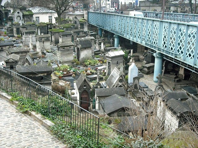 the Montmartre Cemetery