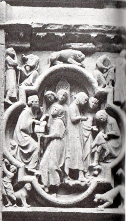 Students and teacher of the Notre Dame School