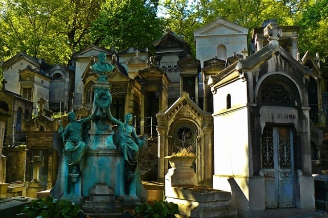 the Montmartre Cemetery