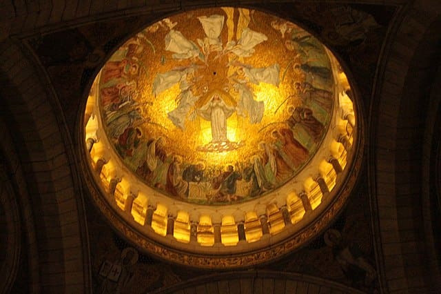 the interior of the north dome