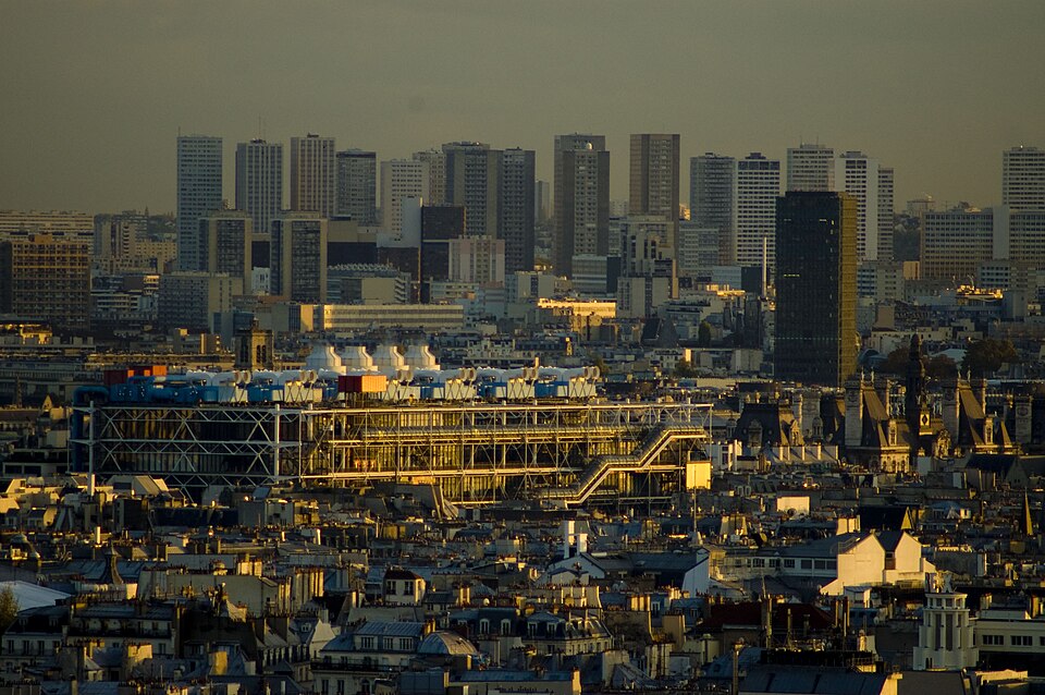 Pompidou from Montmartre