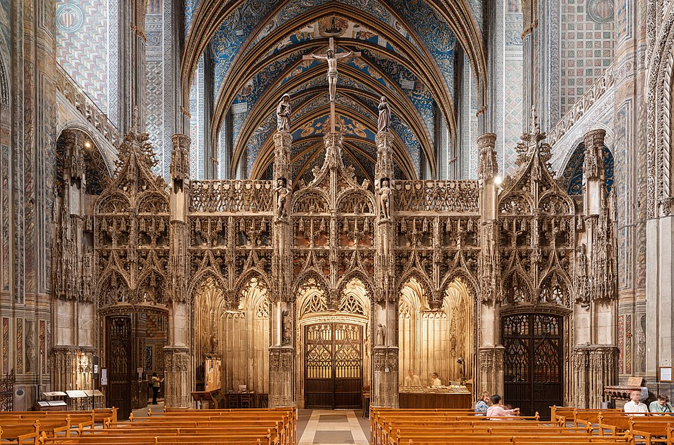 Gothic roodscreen of Sainte-Cécile cathedral, in Albi, France - Wikimedia Commons