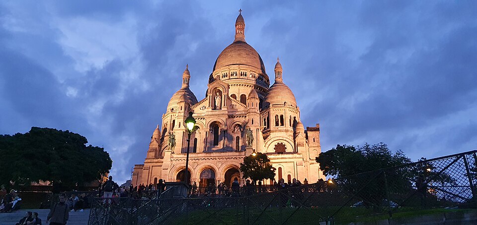 South facade of the Basilique du Sacré-Cœur de Montmartre, Paris