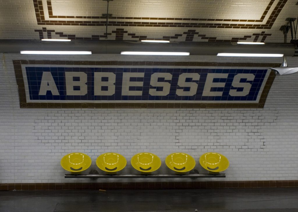 Abbesses metro station, Paris